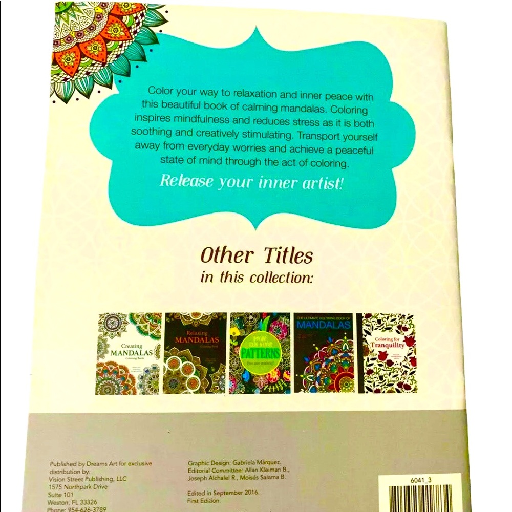 💆🏻♀️ STRESS LESS COLORING MANDALAS BOOK 💆🏻♀️ - Picture 2 of 8